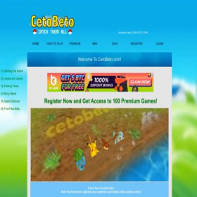 Скриншот главной страницы сайта cetobeto.com